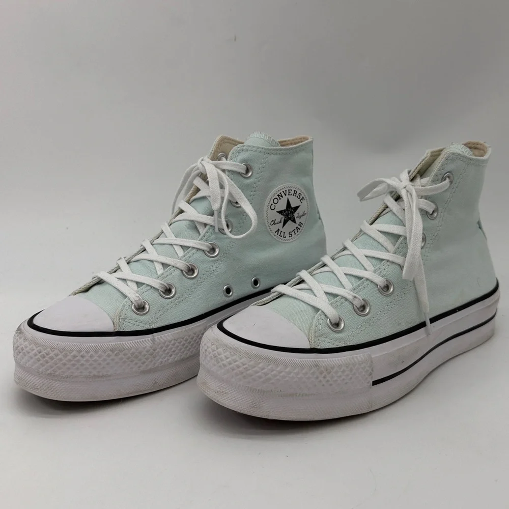 Converse Chuck Taylor All Star Lift Hi Platform Women's Size 7 Light Mint